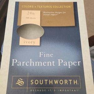 Southworth Ivory Parchment Paper Open Box #174 Sheets